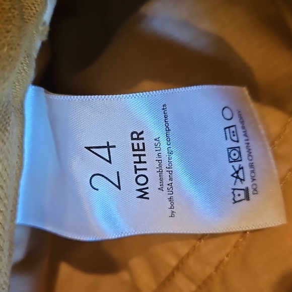 Mother The Munchie Nerdy Cargo Pants Wood Thrush Womens NEW - Picture 3 of 7